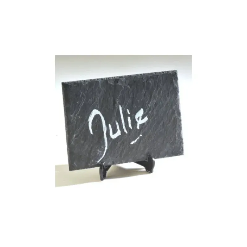 Servir, Présenter*LEBRUN Chevalet porte nom avec ardoise par (x6)