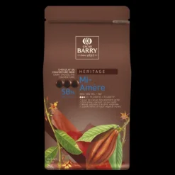 Chocolat De Couverture*BARRY Chocolat Favorites Mi-amère 58% pistoles 5 kg