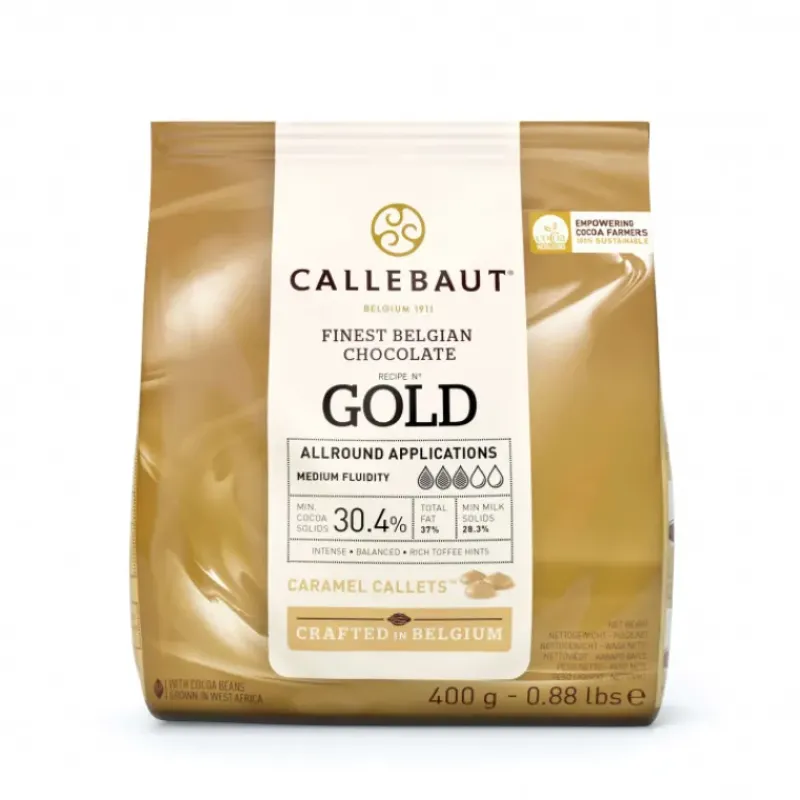 Chocolat De Couverture*CALLEBAUT Chocolat Gold 30,4% 400 g