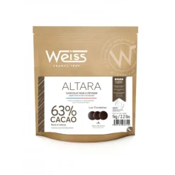 Chocolat De Couverture*WEISS Chocolat Noir 63% Altara 1 kg