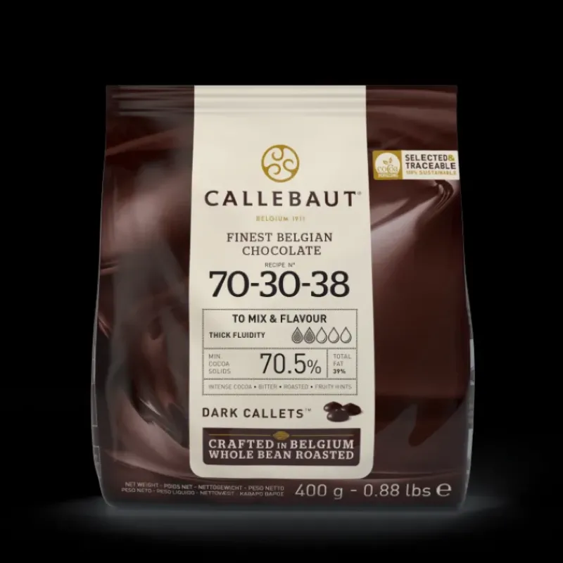 Chocolat De Couverture*CALLEBAUT Chocolat Noir 70,5% N°70-30-38 400g