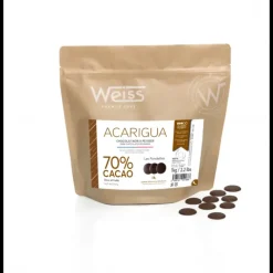 Chocolat De Couverture*WEISS Chocolat Noir Acarigua Fondette 70% 1 Kg