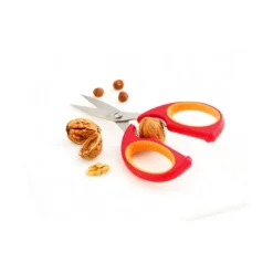 Ciseaux De Cuisine*MASTRAD Ciseaux de Cuisine lames inox et Casse-Noix Framboise