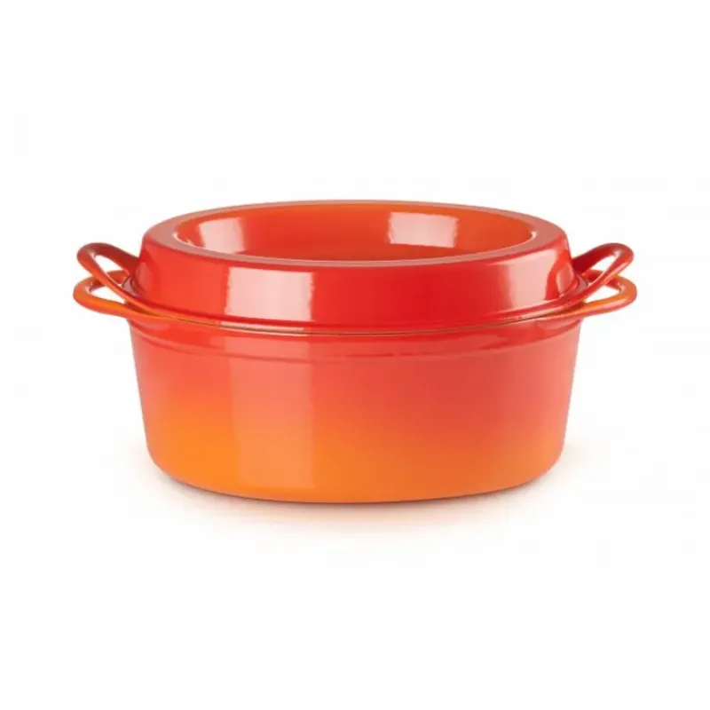 Cocotte En Fonte*LE CREUSET Cocotte Doufeu Ovale en Fonte 32 cm Volcanique