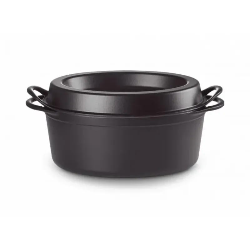 Cocotte En Fonte*LE CREUSET Cocotte Doufeu Ovale en Fonte 32 cm Noir Mat