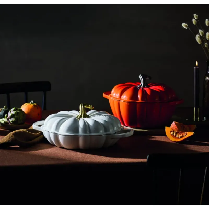 Cocotte En Fonte*LE CREUSET Cocotte en Fonte Citrouille 24 cm Volcanique