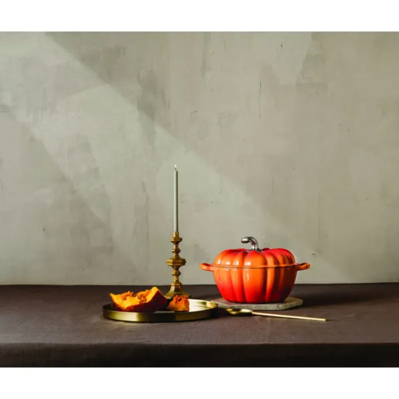 Cocotte En Fonte*LE CREUSET Cocotte en Fonte Citrouille 24 cm Volcanique