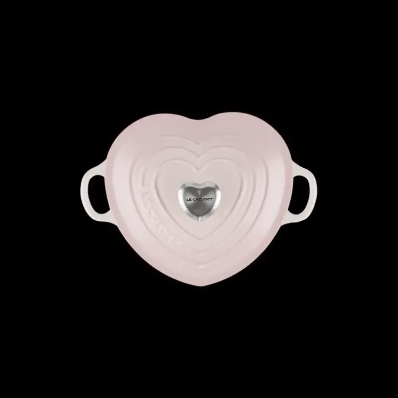 Cocotte En Fonte*LE CREUSET Cocotte en Fonte Cœur 20 cm Shell Pink