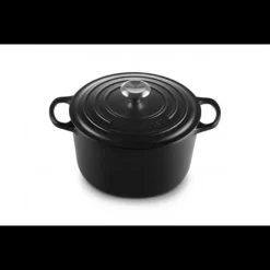 Cocotte En Fonte*LE CREUSET Cocotte en Fonte Haute 26 cm Noir Ebène