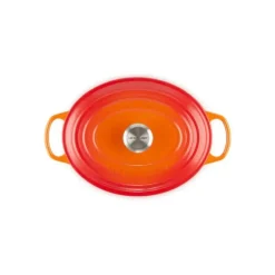 Cocotte En Fonte*LE CREUSET Cocotte en Fonte Ovale 27 cm Volcanique Signature