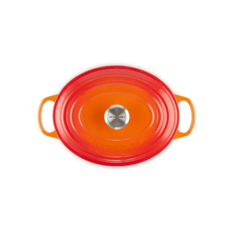 Cocotte En Fonte*LE CREUSET Cocotte en Fonte Ovale 27 cm Volcanique Signature