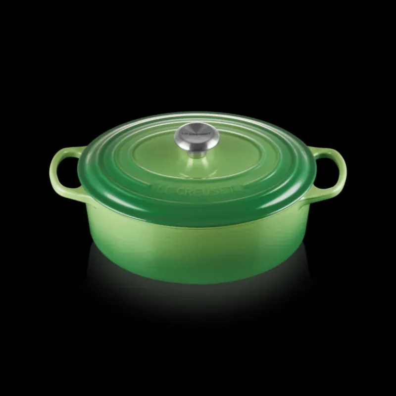 Cocotte En Fonte*LE CREUSET Cocotte en Fonte Ovale 29 cm Bamboo Signature