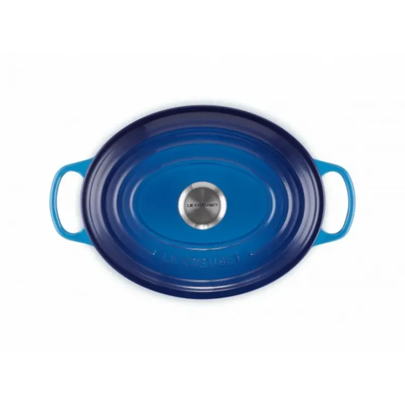 Cocotte En Fonte*LE CREUSET Cocotte en Fonte Ovale 29 cm Azur Signature