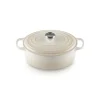 Cocotte En Fonte*LE CREUSET Cocotte en fonte Ovale 31 cm Meringue Signature