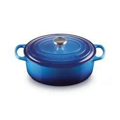Cocotte En Fonte*LE CREUSET Cocotte en fonte Ovale 31 cm Azur Signature