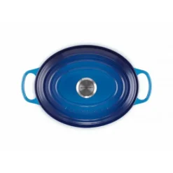 Cocotte En Fonte*LE CREUSET Cocotte en fonte Ovale 31 cm Azur Signature