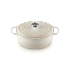 Cocotte En Fonte*LE CREUSET Cocotte en fonte Ovale 29 cm Meringue Signature