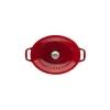 Cocotte En Fonte*CHASSEUR Cocotte en Fonte Ovale 27 cm Rubis