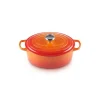 Cocotte En Fonte*LE CREUSET Cocotte en Fonte Ovale 31 cm Volcanique Signature