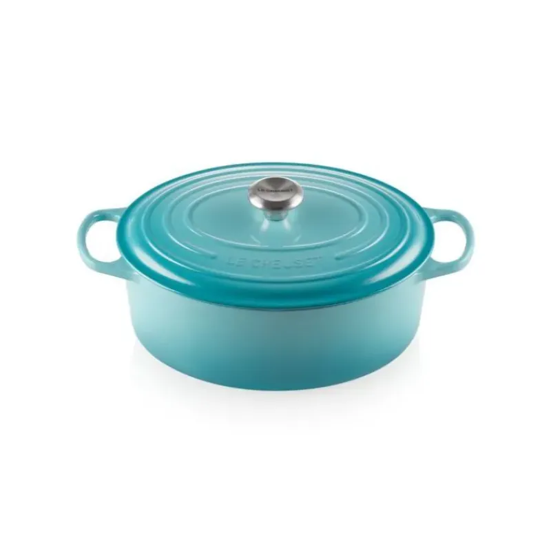 Cocotte En Fonte*LE CREUSET Cocotte en fonte Ovale 31 cm Caraïbes Signature