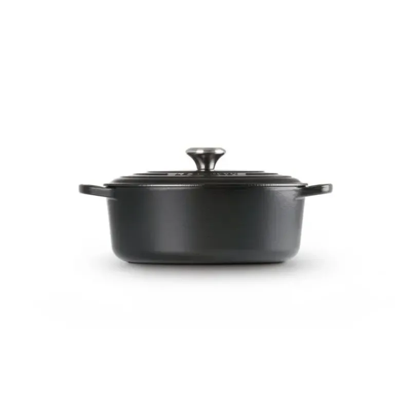 Cocotte En Fonte*LE CREUSET Cocotte en fonte Ovale 40 cm Noir mat Signature