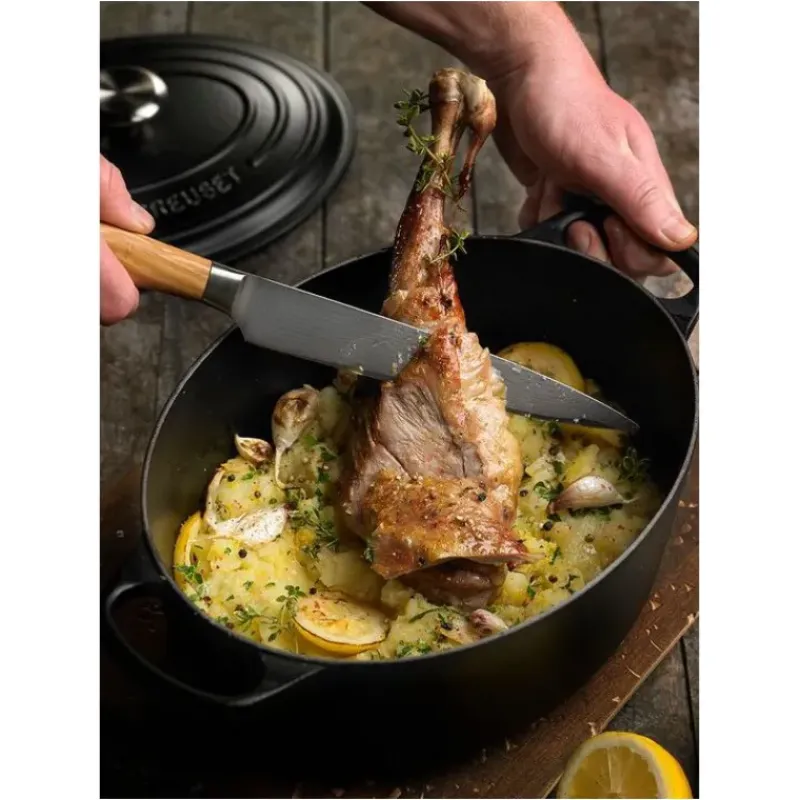 Cocotte En Fonte*LE CREUSET Cocotte en fonte Ovale 40 cm Noir mat Signature