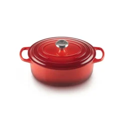 Cocotte En Fonte*LE CREUSET Cocotte en Fonte Ovale 31 cm Cerise Signature