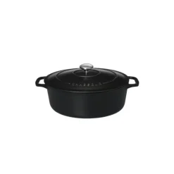Cocotte En Fonte*CHASSEUR Cocotte en Fonte Ovale 31 cm Noir Mat