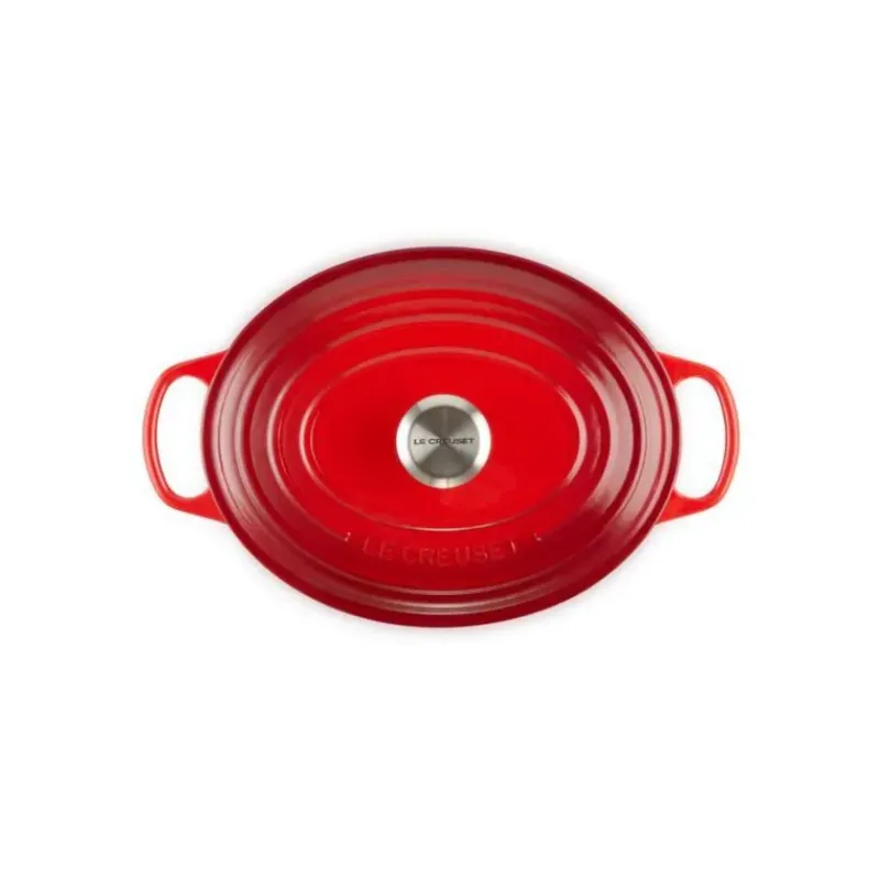 Cocotte En Fonte*LE CREUSET Cocotte en Fonte Ovale 27 cm Cerise Signature