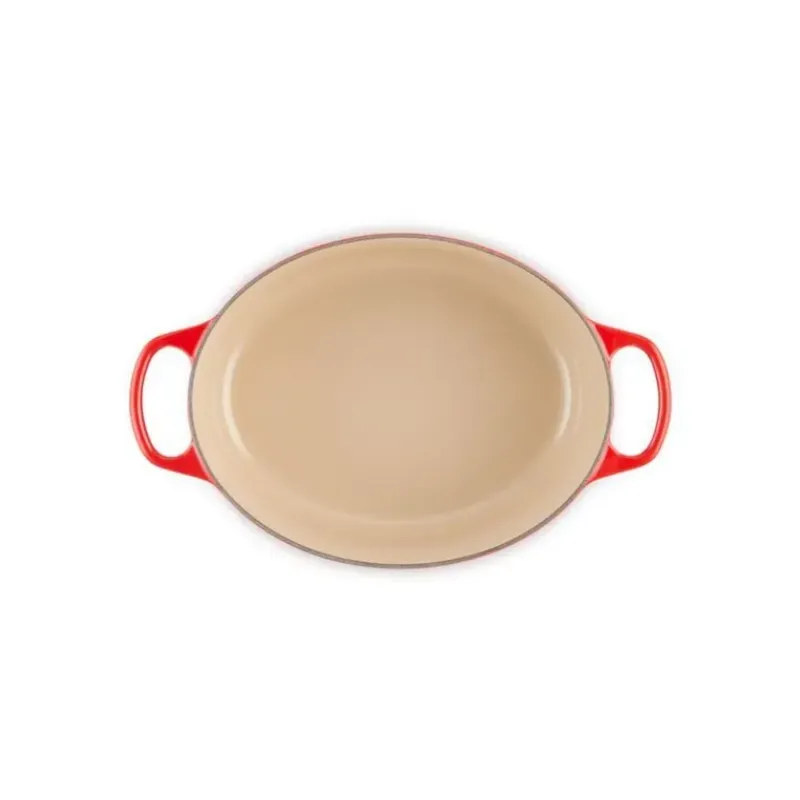 Cocotte En Fonte*LE CREUSET Cocotte en Fonte Ovale 27 cm Cerise Signature
