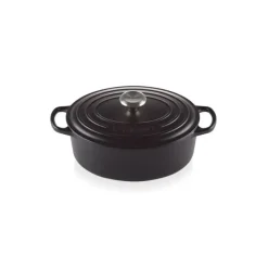 Cocotte En Fonte*LE CREUSET Cocotte en Fonte Ovale 31 cm Noir mat Signature