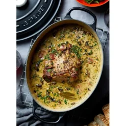 Cocotte En Fonte*LE CREUSET Cocotte en Fonte Ovale 31 cm Noir mat Signature