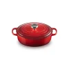 Cocotte En Fonte*LE CREUSET Cocotte en Fonte Ovale Basse 27 cm Cerise Signature