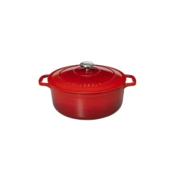 Cocotte En Fonte*CHASSEUR Cocotte en Fonte Ronde 22 cm Rubis