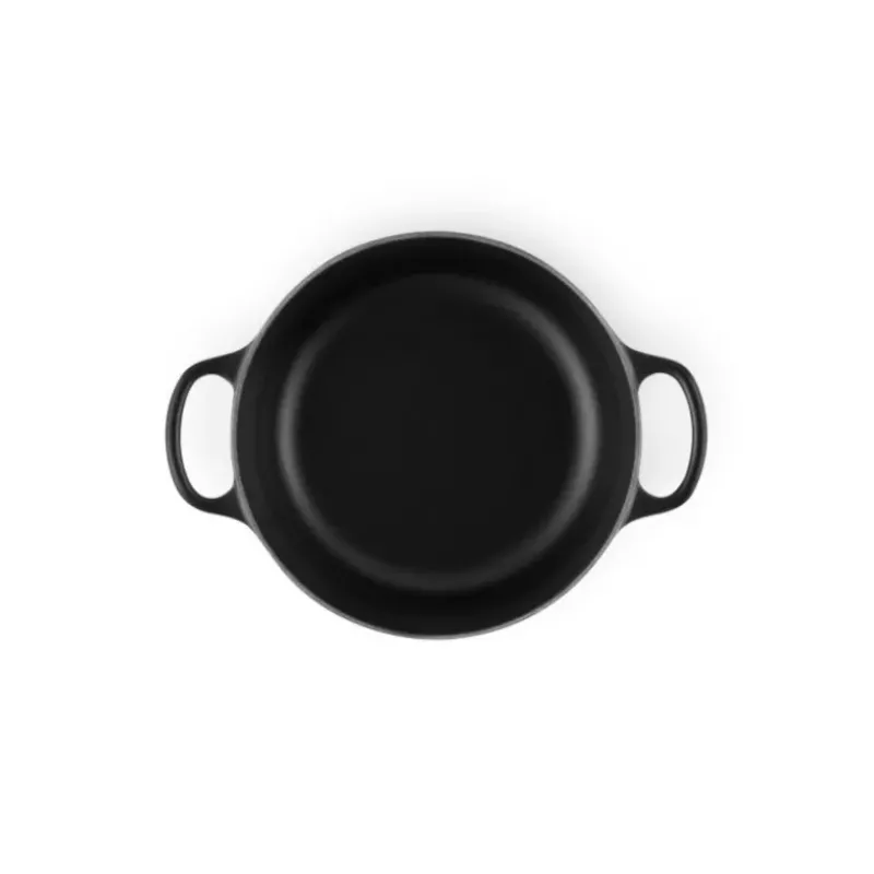 Cocotte En Fonte*LE CREUSET Cocotte en fonte Ronde 28 cm Noir mat Signature