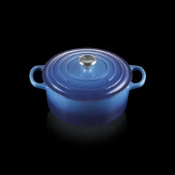 Cocotte En Fonte*LE CREUSET Cocotte en Fonte Ronde 22 cm Signature Azur