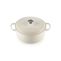 Cocotte En Fonte*LE CREUSET Cocotte en fonte Ronde 22 cm Meringue Signature