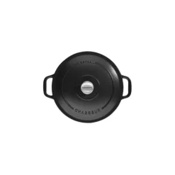 Cocotte En Fonte*CHASSEUR Cocotte en Fonte Ronde 28 cm Noir Mat