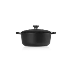 Cocotte En Fonte*LE CREUSET Cocotte en Fonte Ronde 18 cm Noir mat Signature