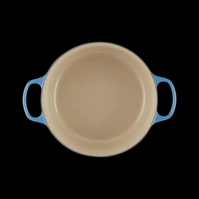 Cocotte En Fonte*LE CREUSET Cocotte en Fonte Ronde 28 cm Signature Azur