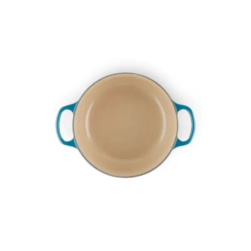 Cocotte En Fonte*LE CREUSET Cocotte en Fonte Ronde 20 cm Deep Teal Signature