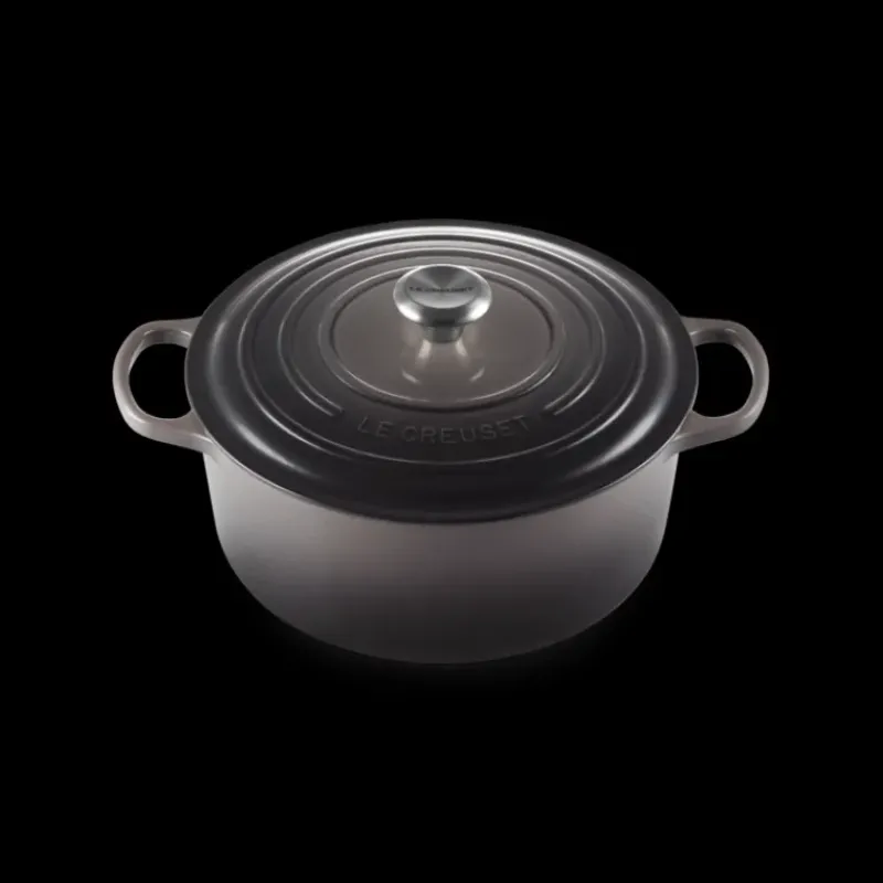 Cocotte En Fonte*LE CREUSET Cocotte en Fonte Ronde 28 cm Flint Signature