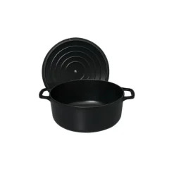 Cocotte En Fonte*CHASSEUR Cocotte en Fonte Ronde 32 cm Noir Mat