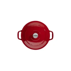 Cocotte En Fonte*CHASSEUR Cocotte en Fonte Ronde 28 cm Rouge