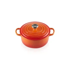 Cocotte En Fonte*LE CREUSET Cocotte en fonte Ronde 28 cm Volcanique Signature
