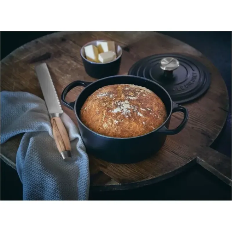 Cocotte En Fonte*LE CREUSET Cocotte en Fonte Ronde 22 cm Noir mat Signature