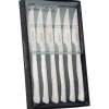 Couverts*ARCOS Coffret 6 Couteaux à Steak 11 cm Lame Lisse Acier Inoxydable