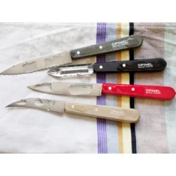 Couteau D'office|Eplucheurs, Dénoyauteur*OPINEL Coffret 3 Couteaux de Cuisine et un Eplucheur Loft Les Essentiels