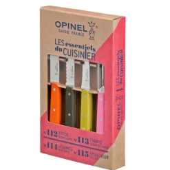 Couteau D'office|Eplucheurs, Dénoyauteur*OPINEL Coffret 3 Couteaux de Cuisine et un Eplucheur Fifties Les Essentiels