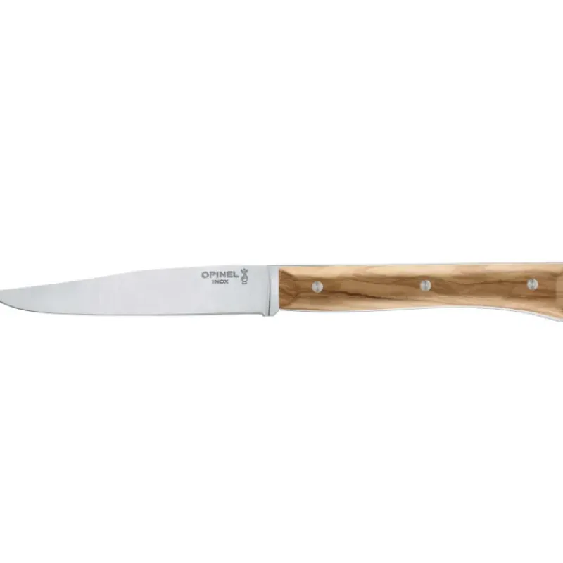 Couverts*OPINEL Coffret 4 Couteaux de Table Olivier Facette